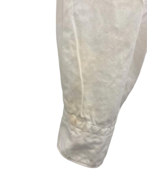 BLACK COMME des GARCONS（ブラックコムデギャルソン）BLACK COMME des GARCONS (ブラックコムデギャルソン) ロングシャツ ホワイト サイズ:Lの古着・服飾アイテム