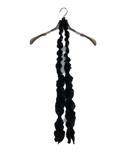 Snidel（スナイデル）Snidel (スナイデル) ショルダーリボンキャミワンピ ブラックの古着・服飾アイテム