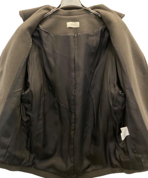 DES PRES（デ プレ）DES PRES (デ プレ) ニューモッサ フーデッドショートコート ブラウン サイズ:36の古着・服飾アイテム