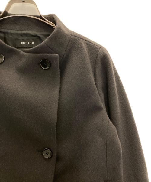 UNTITLED（アンタイトル）UNTITLED (アンタイトル) ダブルブレスコート ブラック サイズ:Mの古着・服飾アイテム