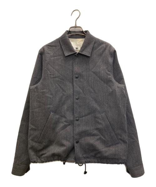 GANRYU（ガンリュウ）GANRYU (ガンリュウ) COMME des GARCONS (コムデギャルソン) ウールコーチジャケット グレー サイズ:Sの古着・服飾アイテム