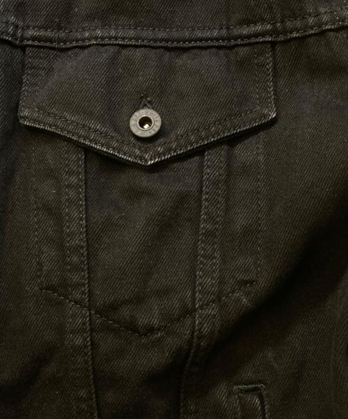 OFFWHITE（オフホワイト）OFFWHITE (オフホワイト) 19AW バックアロープリントデニムジャケット ブラック サイズ:XLの古着・服飾アイテム