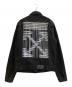 OFFWHITE (オフホワイト) 19AW バックアロープリントデニムジャケット ブラック サイズ:XL：23000円