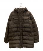HERNOヘルノ）の古着「ポーラテックフーデッドダウンコート」｜ブラウン