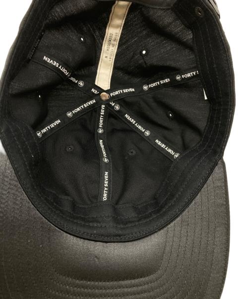 47BRAND（フォーティーセブンブランド）47BRAND (フォーティーセブンブランド) N.HOOLYWOOD (エヌ ハリウッド) キャップ ブラックの古着・服飾アイテム