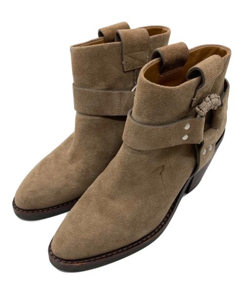 SEE BY CHLOE（シーバイクロエ）SEE BY CHLOE (シーバイクロエ) サイドリングスウェードブーツ ベージュ サイズ:23.5cmの古着・服飾アイテム