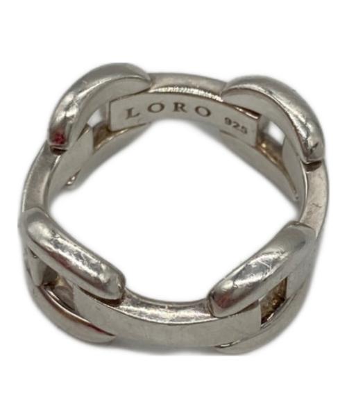 Loro（ローロ）Loro (ローロ) VO ring 01 シルバー サイズ:5号の古着・服飾アイテム