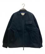 PUBLIC TOKYOパブリックトウキョウ）の古着「ウールナイロンブルゾン」｜ネイビー