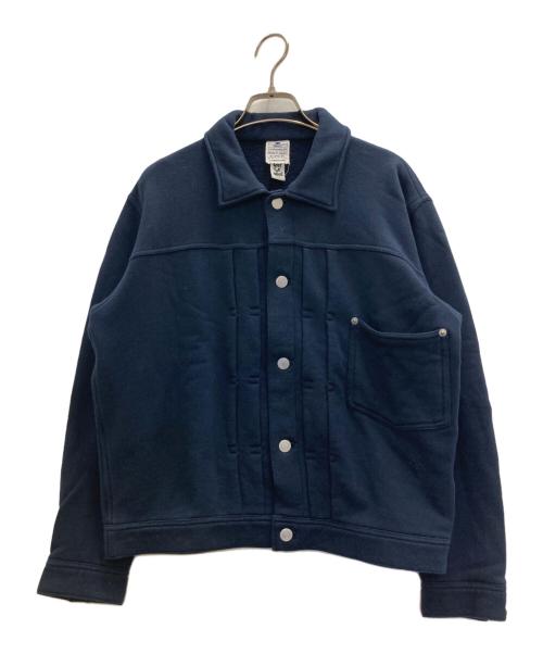 LOOPWHEELER（ループウィラー）LOOPWHEELER (ループウィラー) スウェットトラッカージャケット ネイビー サイズ:Sの古着・服飾アイテム