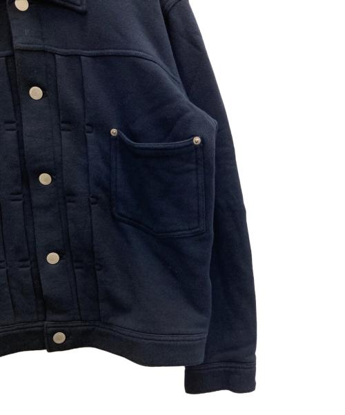 LOOPWHEELER（ループウィラー）LOOPWHEELER (ループウィラー) スウェットトラッカージャケット ネイビー サイズ:Sの古着・服飾アイテム