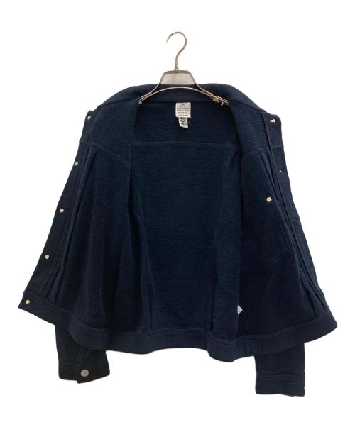 LOOPWHEELER（ループウィラー）LOOPWHEELER (ループウィラー) スウェットトラッカージャケット ネイビー サイズ:Sの古着・服飾アイテム