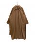 VERMEIL par iena（ヴェルメイユ パー イエナ）の古着「ガウンロングコート」｜ブラウン