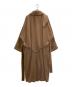 VERMEIL par iena (ヴェルメイユ パー イエナ) ガウンロングコート ブラウン サイズ:FREE：10000円