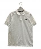 LACOSTE LIVE×A BATHING APEラコステライブ×アベイシングエイプ）の古着「ポロシャツ」｜ホワイト