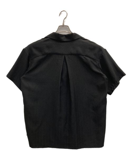 ETHOSENS（エトセンス）ETHOSENS (エトセンス) ジャガード半袖シャツ ブラック サイズ:SIZE 1の古着・服飾アイテム