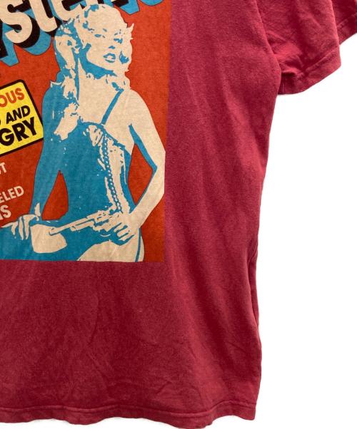 Hysteric Glamour（ヒステリックグラマー）Hysteric Glamour (ヒステリックグラマー) プリントTシャツ ピンク サイズ:Mの古着・服飾アイテム