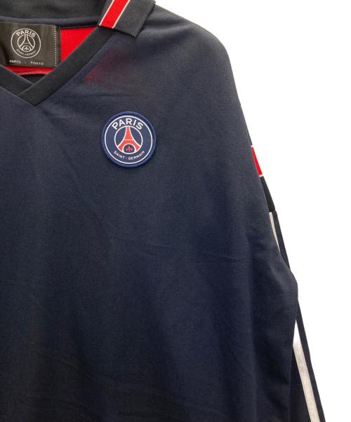 Paris Saint-Germain（パリサンジェルマン）PARIS SAINT-GERMAIN (パリサンジェルマン) SHEER GAME TOPS ネイビー サイズ:XLの古着・服飾アイテム