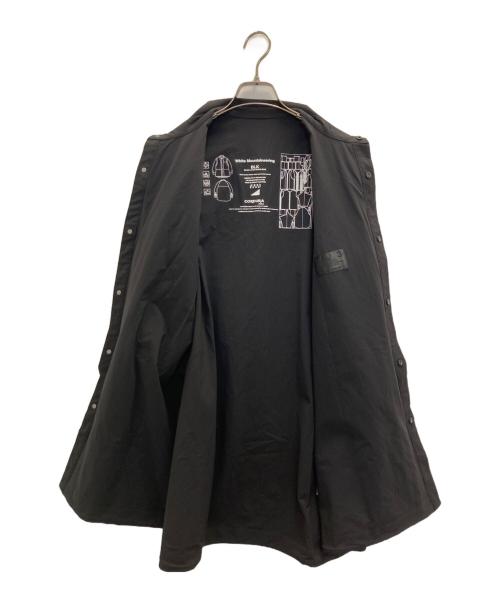 WHITE MOUNTAINEERING（ホワイトマウンテ二アニング）WHITE MOUNTAINEERING (ホワイトマウンテ二アニング) CORDURA 2WAY LAYERED SHIRT ブラック サイズ:3の古着・服飾アイテム