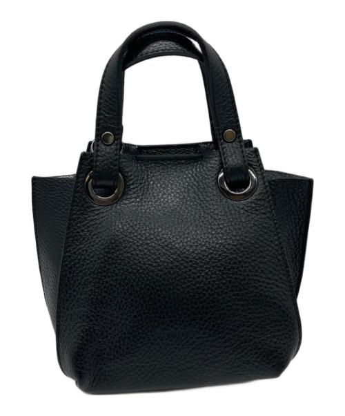 ripani（リパーニ）ripani (リパーニ) レザーミニハンドバッグ ブラックの古着・服飾アイテム