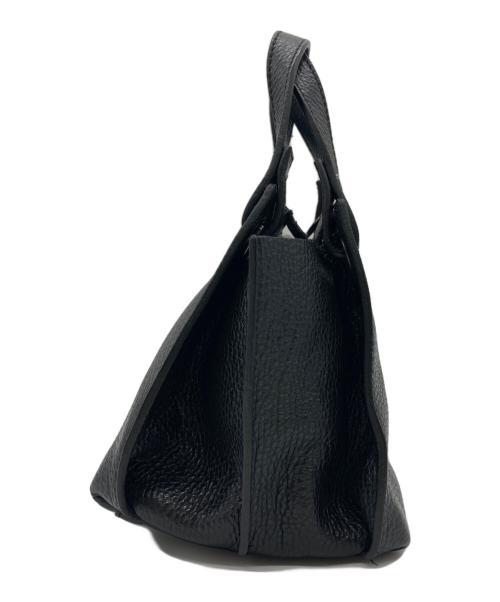 ripani（リパーニ）ripani (リパーニ) レザーミニハンドバッグ ブラックの古着・服飾アイテム