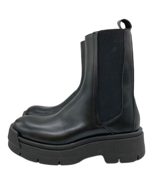 ZARA（ザラ）ZARA (ザラ) サイドゴアブーツ ブラック サイズ:40の古着・服飾アイテム