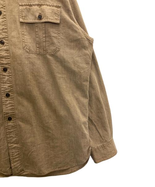 POLO RALPH LAUREN（ポロ・ラルフローレン）POLO RALPH LAUREN (ポロ・ラルフローレン) 90s DONINGTON SHIRTS ブラウン サイズ:Ⅿの古着・服飾アイテム