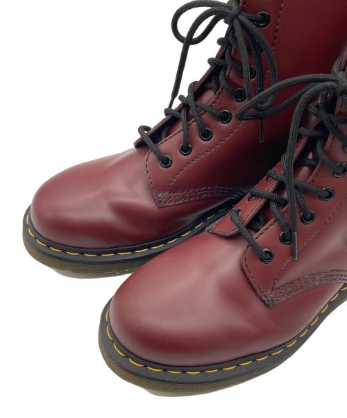 Dr.Martens（ドクターマーチン）Dr.Martens (ドクターマーチン) 10ホールブーツ レッド サイズ:39の古着・服飾アイテム