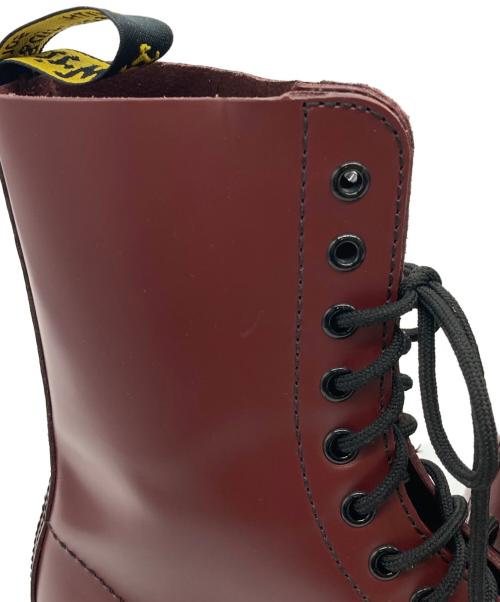 Dr.Martens（ドクターマーチン）Dr.Martens (ドクターマーチン) 10ホールブーツ レッド サイズ:39の古着・服飾アイテム