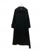 UNITED TOKYOユナイテッドトーキョー）の古着「エクストラウールスタンド2wayステンコート」｜ブラック