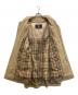 中古・古着 BURBERRY LONDON (バーバリーロンドン) ノバチェックダウンライナージャケット ベージュ サイズ:Ⅿ：15000円