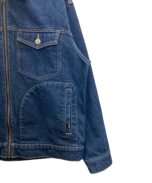 HUF（ハフ）HUF (ハフ) OD DENIM ZIP JACKET インディゴ サイズ:Ⅿの古着・服飾アイテム