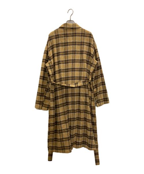 LIMI feu（リミフゥ）LIMI feu (リミフゥ) COAT WITH SHAWL COLLAR イエロー サイズ:2の古着・服飾アイテム