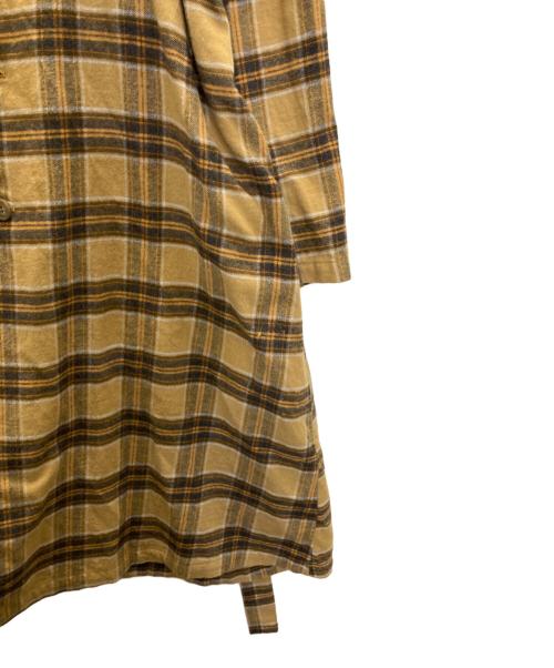 LIMI feu（リミフゥ）LIMI feu (リミフゥ) COAT WITH SHAWL COLLAR イエロー サイズ:2の古着・服飾アイテム