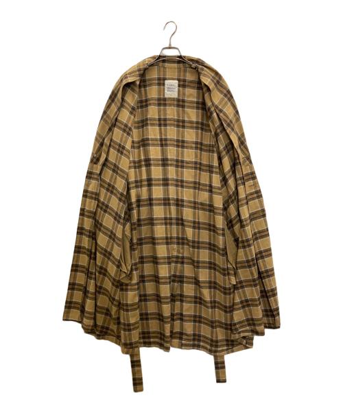 LIMI feu（リミフゥ）LIMI feu (リミフゥ) COAT WITH SHAWL COLLAR イエロー サイズ:2の古着・服飾アイテム