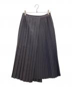 INDIVIインディヴィ）の古着「アコーディオンプリーツスカート」｜グレー