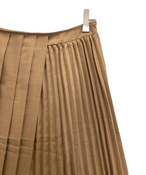 INDIVI（インディヴィ）INDIVI (インディヴィ) アコーディオンプリーツスカート ベージュ サイズ:SIZE40の古着・服飾アイテム