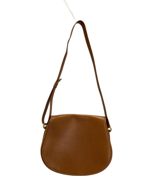 Cartier（カルティエ）Cartier (カルティエ) レザーショルダーバッグ ブラウンの古着・服飾アイテム