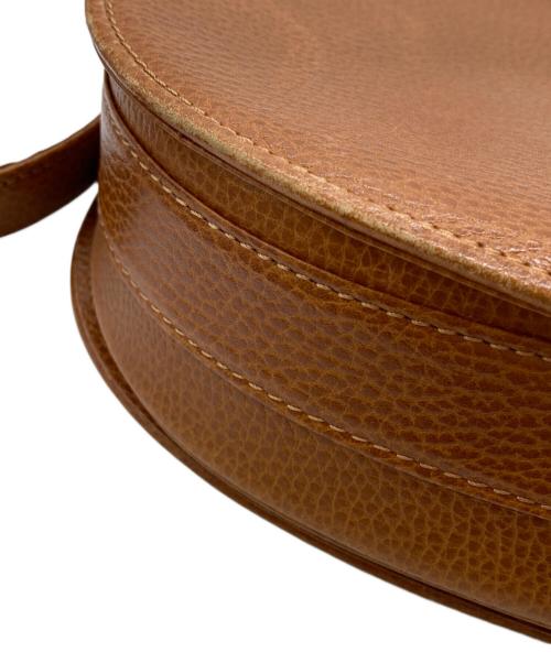 Cartier（カルティエ）Cartier (カルティエ) レザーショルダーバッグ ブラウンの古着・服飾アイテム