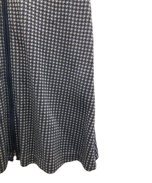 Rene（ルネ）Rene (ルネ) ジャガードN/Sニットワンピース ネイビー サイズ:36の古着・服飾アイテム