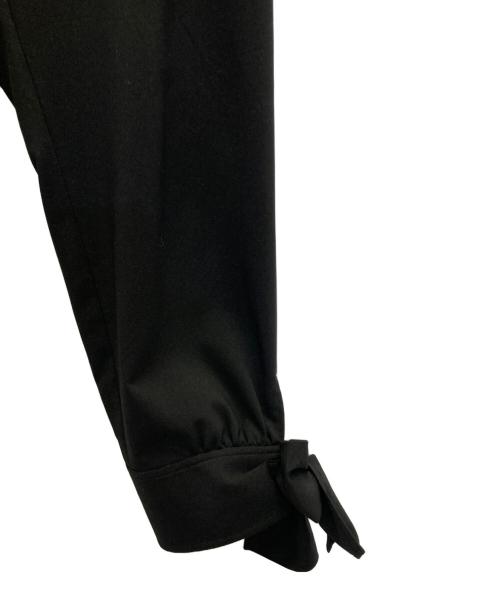 Rene（ルネ）Rene (ルネ) 裾リボンパンツ ブラック サイズ:36の古着・服飾アイテム