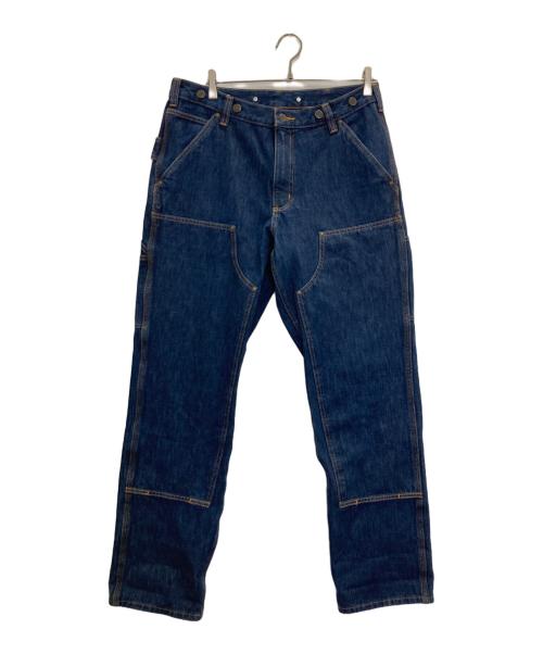 CarHartt（カーハート）CarHartt (カーハート) ヘビーウエイト ダブルフロント ロガージーン インディゴ サイズ:34×32の古着・服飾アイテム