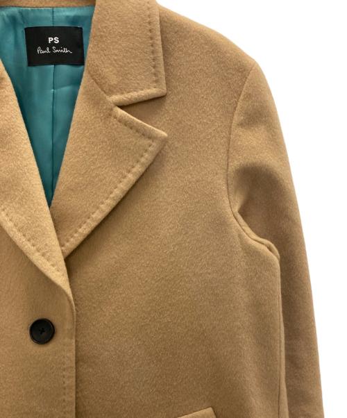 PS Paul Smith（ＰＳポールスミス）PS Paul Smith (ＰＳポールスミス) カシミヤ混チェスターコート ベージュ サイズ:36の古着・服飾アイテム