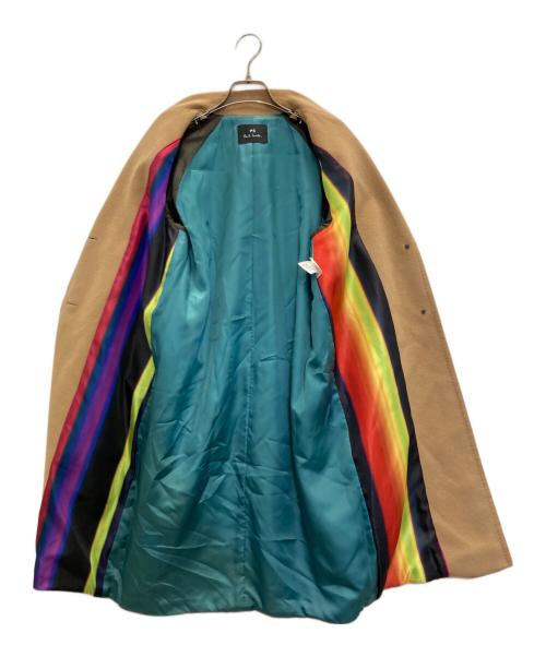PS Paul Smith（ＰＳポールスミス）PS Paul Smith (ＰＳポールスミス) カシミヤ混チェスターコート ベージュ サイズ:36の古着・服飾アイテム