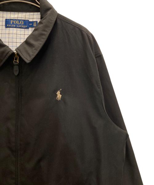 POLO RALPH LAUREN（ポロ・ラルフローレン）POLO RALPH LAUREN (ポロ・ラルフローレン) ブルゾン ブラック サイズ:Ⅼの古着・服飾アイテム