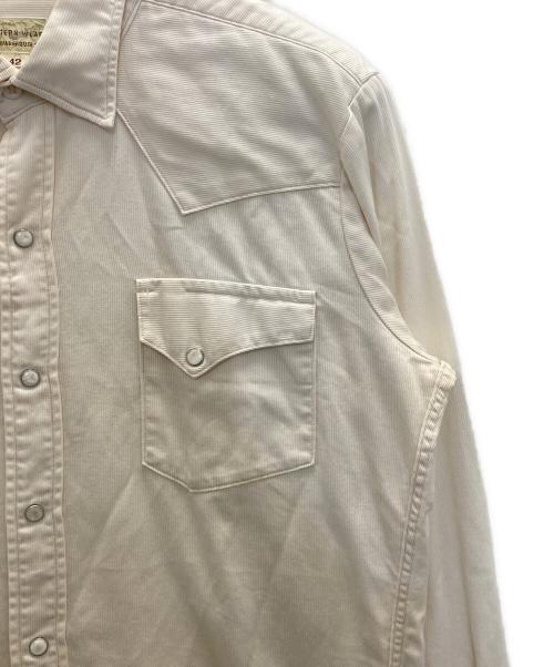 WAREHOUSE（ウエアハウス）WAREHOUSE (ウエアハウス) ウエスタンシャツ ホワイト サイズ:42の古着・服飾アイテム