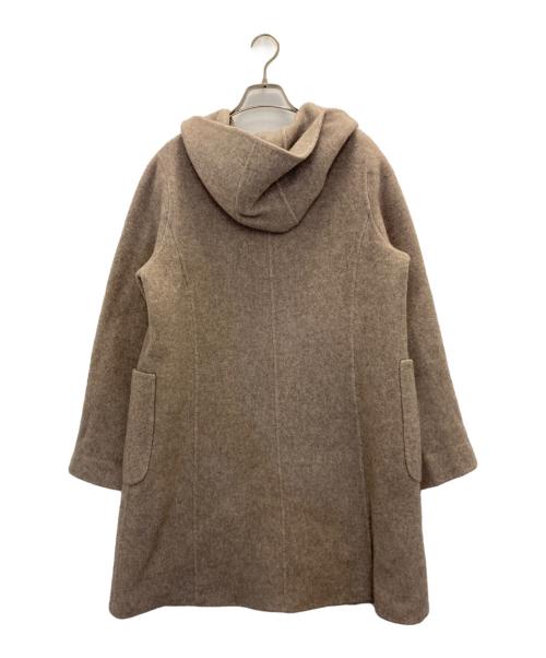 Leilian WHITE LABEL（レリアン ホワイトレーベル）LEILIAN WHITE LABEL (レリアン ホワイトレーベル) フーデッドコート ベージュ サイズ:Ⅿの古着・服飾アイテム