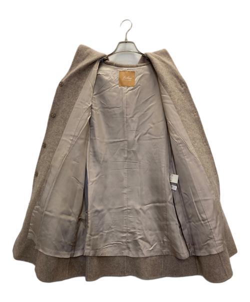 Leilian WHITE LABEL（レリアン ホワイトレーベル）LEILIAN WHITE LABEL (レリアン ホワイトレーベル) フーデッドコート ベージュ サイズ:Ⅿの古着・服飾アイテム