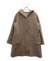 LEILIAN WHITE LABEL（レリアン ホワイトレーベル）の古着「フーデッドコート」｜ベージュ