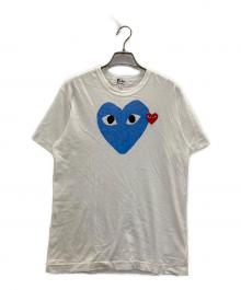 PLAY COMME des GARCONS（プレイコムデギャルソン）の古着「PLAYハートT-SHIRTS」｜ホワイト