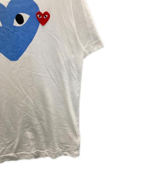 PLAY COMME des GARCONS（プレイコムデギャルソン）PLAY COMME des GARCONS (プレイコムデギャルソン) PLAYハートT-SHIRTS ホワイト サイズ:Mの古着・服飾アイテム